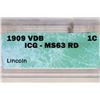 Image 3 : 1909-VDB LINCOLN CENT ICG MS63RD
