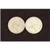 Image 1 : 1943 & 1952 CANADA SILVER 25 CENTS