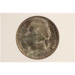 1942-S 35% SILVER JEFFERSON WAR NICKEL ANACS MS67