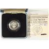 Image 1 : 1984 UNITED KINGDOM SILVER PROOF 1 POUND COIN