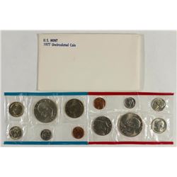 1977 US MINT SET (UNC) P/D (WITH ENVELOPE)