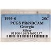 Image 3 : 1999-S SILVER GEORGIA QUARTER PCGS PR69 DCAM