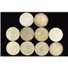 Image 1 : 10 ASSORTED 1959-1966 MEXICO .100 SILVER PESOS
