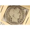 Image 1 : 1907-D BARBER HALF DOLLAR