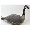 Image 2 : Early canvas goose decoy, unmarked 20" long, shows good overall condition, little damage to bottom. 
