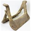 Image 1 : Early Plains Indian rawhide wrapped saddle, sinew sewn, 12" tall X 18", shows good condition.  Est. 