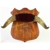 Image 1 : Horn wall plaque with nicely carved Indian head on the plaque, horns 15" wide, plaque 13" X 10 1/2".