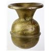 Image 1 : Early brass spitoon Weighted bottom, great character.  Est. 60-125