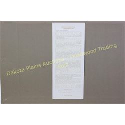 Vintage 1941 hand colored reprint Last Chance Gulch, Helena Montana, given as a promo by Montana Mea