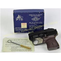 Pic Model 19x blank starter pistol for .22 crimped blanks, original box, paper work, no FFL required