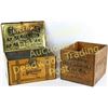 Image 2 : Glycerole tin and cocoa wooden crate great Restorff and Bettmawn Glycerole for shoes tin litho box, 