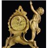 Image 2 : Victorian cupid clock in cast metal 7" tall in working order, very good condition, shows NO repairs.