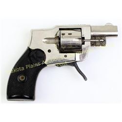 Kolbe Model 1910 Baby Hammerless .22 short NVSN folding hammer revolver, nickel finish with hard rub