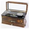 Image 1 : Mahogany drug store scale made by Torsion Balance Co. New York, working order with original pans, sh