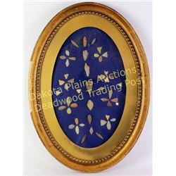 Framed collection of Wyoming Indian points frame size 16"X22".  Est. 150-250