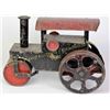 Image 1 : 1934 Steelcraft ride on steam roller toy with original paint and graphics, complete including steeri