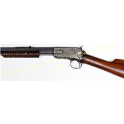 Winchester 1890 22 w.r.f. SN 607182 pump action rifle, 24" octagon barrel, standard walnut stocks, m