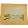 Image 1 : Collection of 4 original cabinet cards from S.D., including Main Street Pierre, group watching Nativ