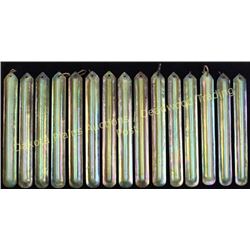 Original Quesel Art Glass pendants c. 1920's-1930's, unmarked, 15 total.  Est. 350-650