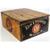 Image 1 : Arm & Hammer wooden crate 19.5"X15.5"X8", box shows nice paper label, stamped graphics on three side