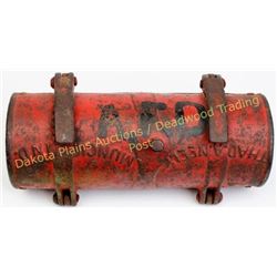 Scarce Lead, S.D. firehouse repair collar Lead Alert Fire Department cast iron firehouse repair coll