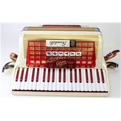 Vintage Italian Scandalli Rosann Accordion 16" keyboard, 1950's-1960's, one owner, in perfect condit