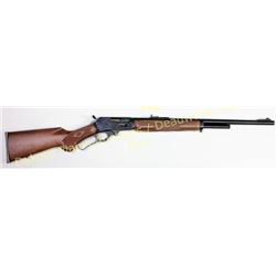 Marlin model 444 .444 cal SN 92027489 lever action short rifle 22  round barrel, blue finish, with c