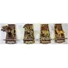 Image 1 : Set of 4 Olympia Beer Wildlife series 3D plaques c. 1970's including antelope, sheep, and moose, ori