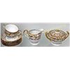 Image 3 : Fine quality 12 piece china set by Kutani c. 1950's with serving pieces, set consists of 12 each cup