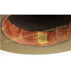 Good early Boss of the Plains cowboy hat by John B Stetson, marked on leather sweatband.  Est. 125-2