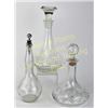Image 1 : Collection of 3 glass decanters Est.  25-50