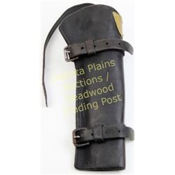 Carbine boot pattern 1886 for Springfield carbine with girth straps and brass reinforcement plate, g