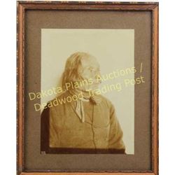 Original photo of Squamish Indian Blakely Jim from Puget Sound Northwest Coast, photo by Anders Bear