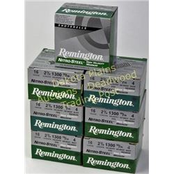 7 full boxes Remington 16 gauge 2 3/4 ammunition.  Est. 75-125