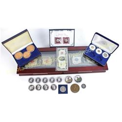 Collection of miscellaneous coins and paper notes Est. 100-200