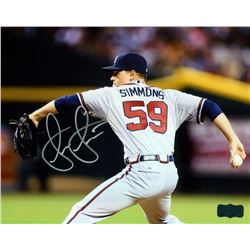 Shae Simmons Signed Braves 8x10 Photo (Radtke COA)