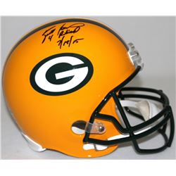 Brett Favre Signed LE Packers Full-Size Helmet Inscribed "4 Retired 7/18/15" #8/44 (Favre Hologram  
