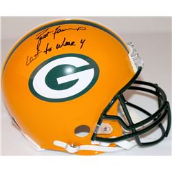 Brett Favre Signed LE Packers Full-Size Authentic Pro-Line Helmet Inscribed "Last to Wear 4" #5/44 (