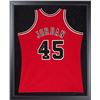 Image 1 : Michael Jordan Signed Bulls 32x44 Custom Framed Authentic Mitchell  Ness #45 Jersey (UDA COA)