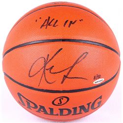 Kevin Love Signed LE NBA Game Ball Series Basketball Inscribed "All In" (UDA COA)