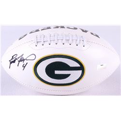 Brett Favre Signed Packers Logo Football (Radtke COA)