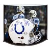 Image 1 : Peyton Manning  Marvin Harrison Signed LE Colts Full-Size Authentic Pro-Line Speed Helmet With (4) I