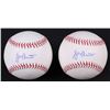 Image 1 : Lot of (2) Tyler Austin Signed OML Baseballs (Radtke Hologram)