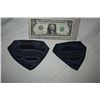 Image 1 : SUPERGIRL KRYPTONIAN GLYPHS BLACK MEDIUM LOT OF 2