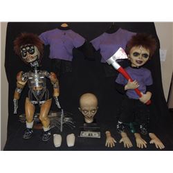 SEED OF CHUCKY SCREEN USED & MATCHED HERO GLEN ANIMATRONIC & ARMATURED PUPPETS W/ EVERYTHING