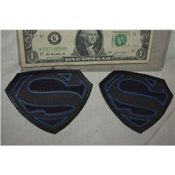 SUPERGIRL KRYPTONIAN GLYPHS BLACK SMALL LOT OF 2