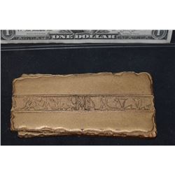 STAR TREK DEEP SPACE NINE QUARK GOLD LACED LATINUM BAR