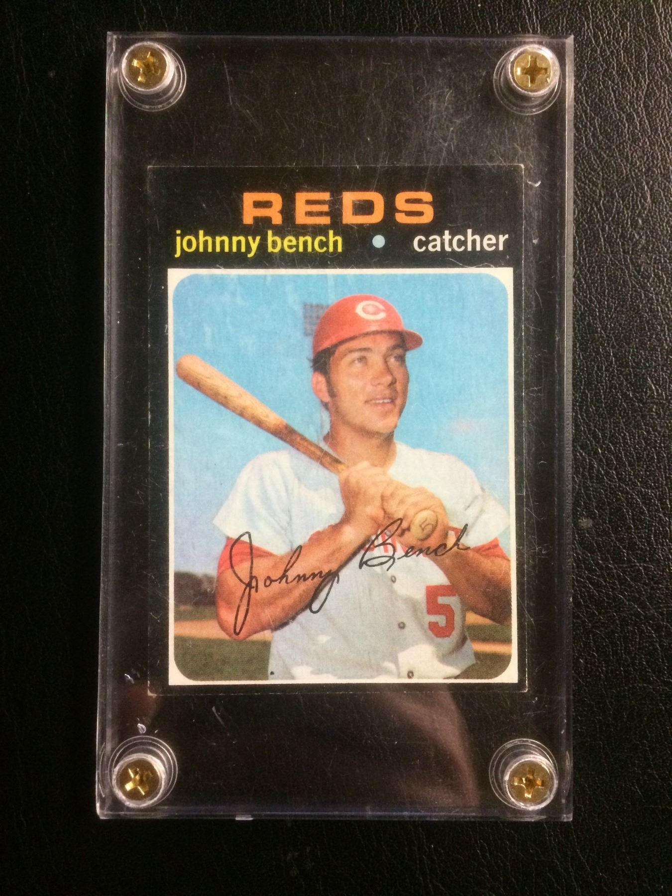 JOHNNY BENCH 250 TOPPS BASEBALL CARD