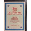 Image 2 : 1987 ALL-STAR SET COLLECTOR'S EDITION AUTOGRAPHED  JACK MORRIS 47 OF 50