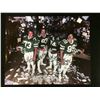 Image 1 : NEW YORK SACK EXCHANGE AUTOGRAPHED 16" X 20" COLOUR PHOTO W/ JSA COA